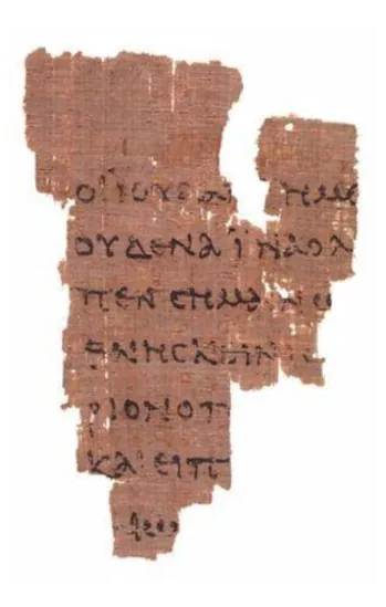 The St John fragment (Rylands Papyrus 52)